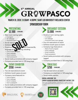 2026 GROW Pasco Sponsorship Form